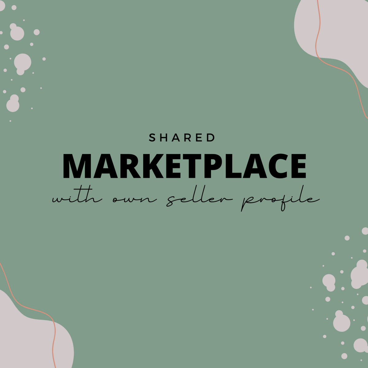 Delade marketplace med egna säljsidor för secondhand