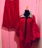 Red velvet skirt  - 4