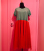 Green & Orange dress M-XL - 1