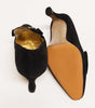 BALLY Black Bow Suede Pump Size 38 - 7