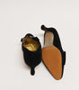BALLY Black Bow Suede Pump Size 38 - 8