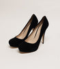 MIU MIU Black Suede Platform Pump Size 41 - 3