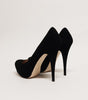 MIU MIU Black Suede Platform Pump Size 41 - 4