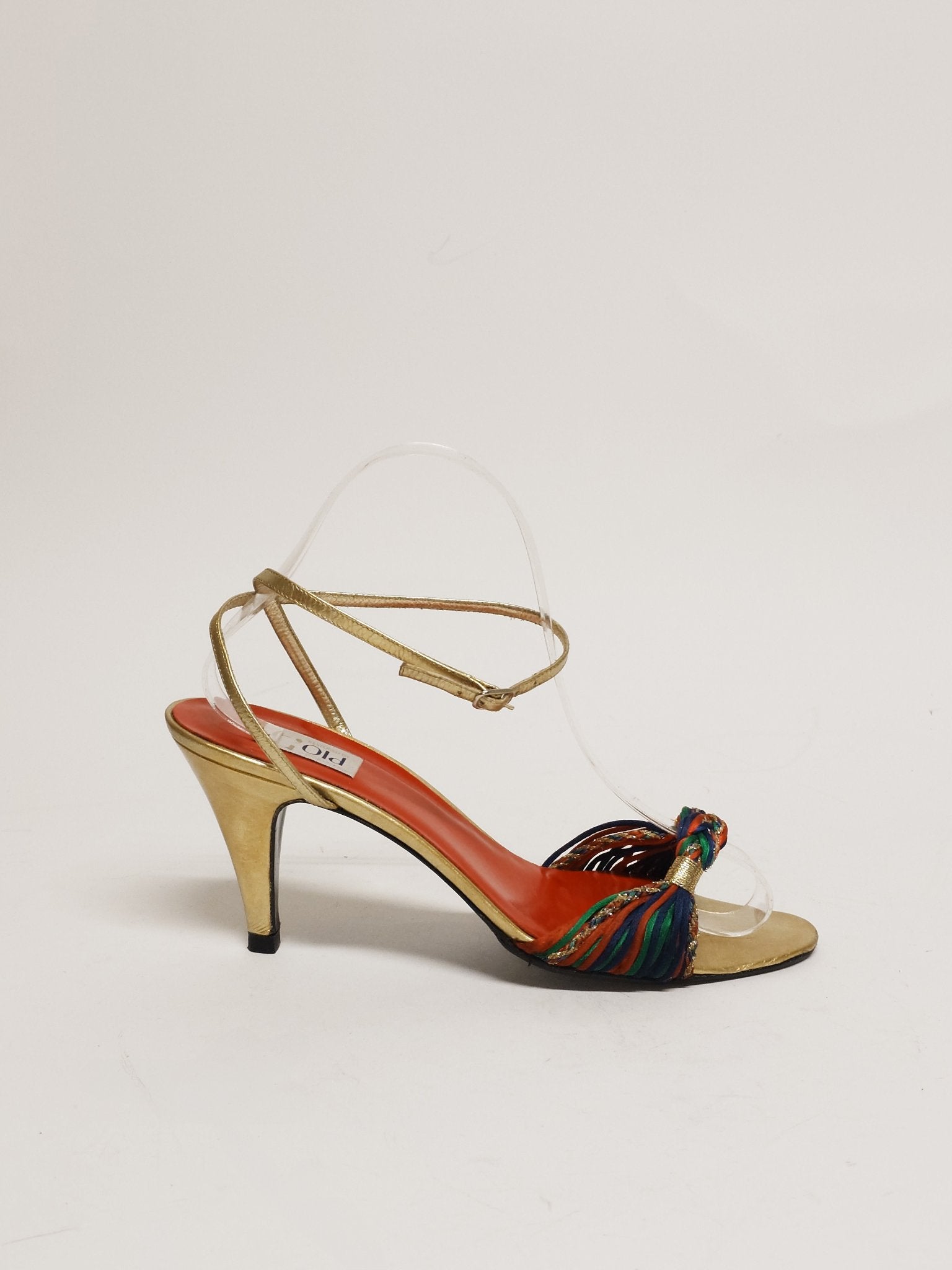 G'OLD ATELIER Vintage Rainbow Cord Sandal EU 39.5