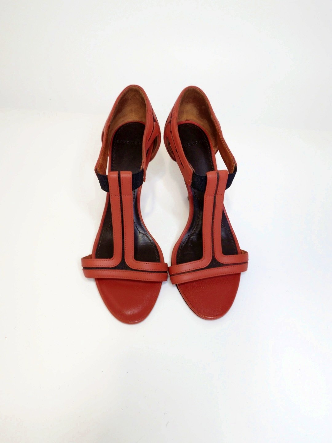 GIVENCHY Brick Red Sandal EU 37