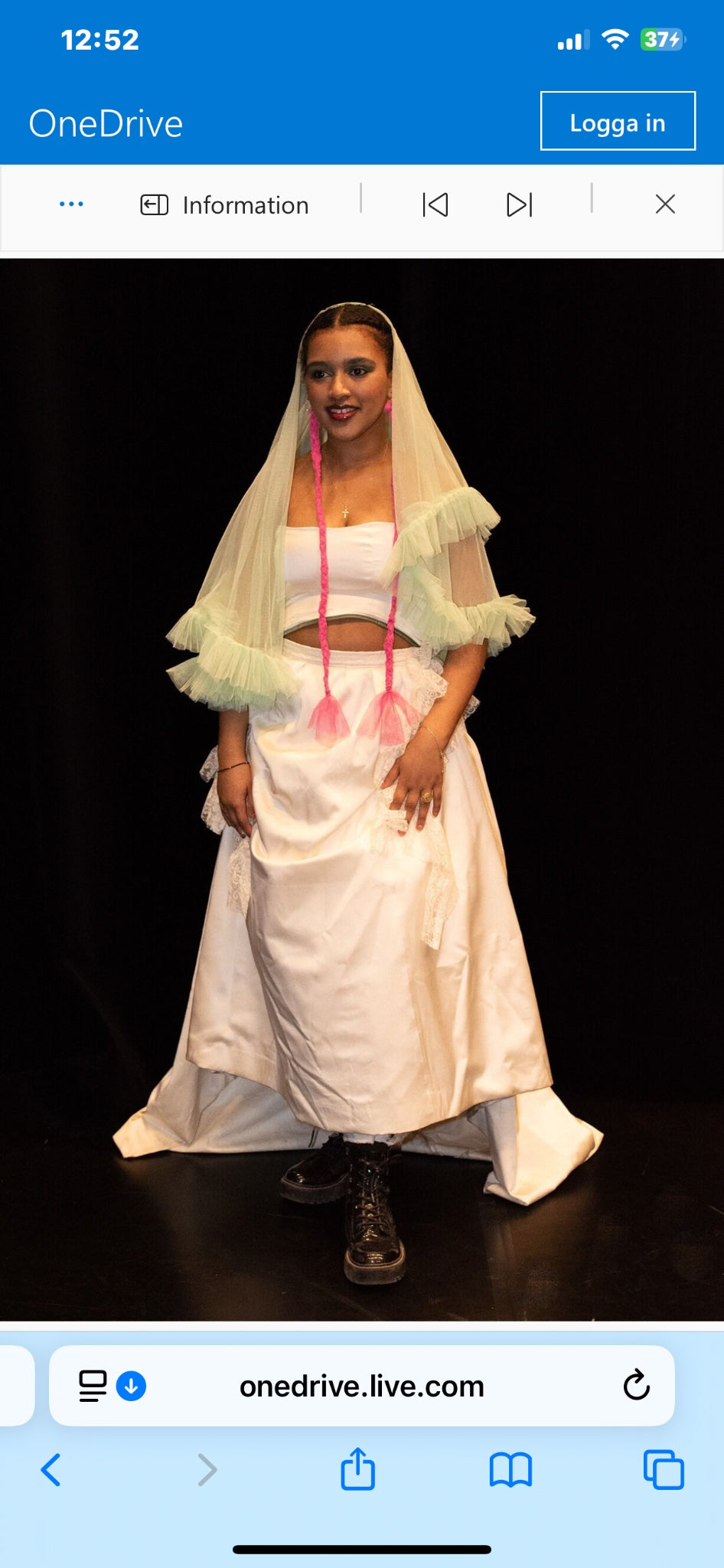 Mari brudslöja Veil