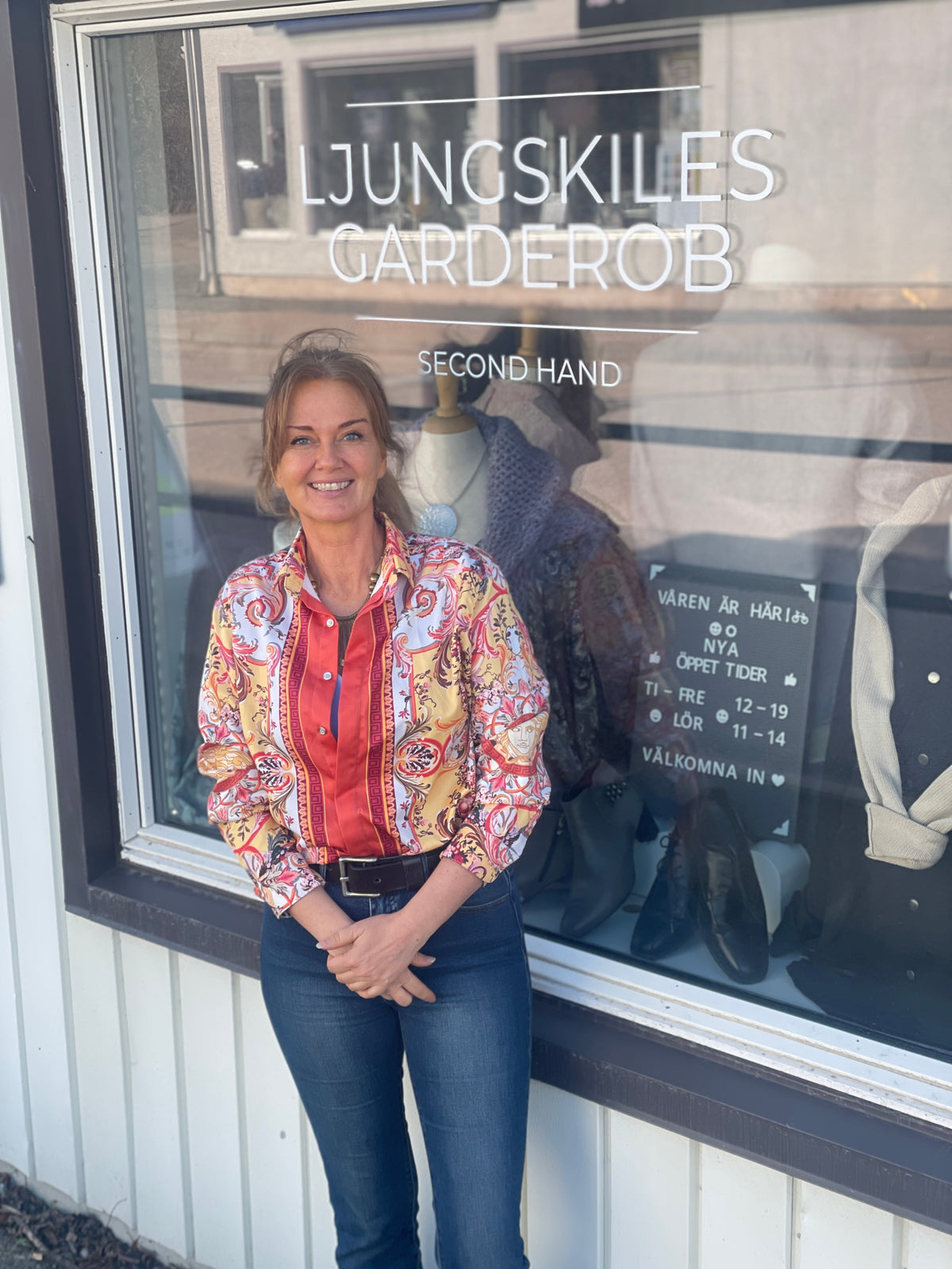 Ljungskile garderob lokal secondhand butik