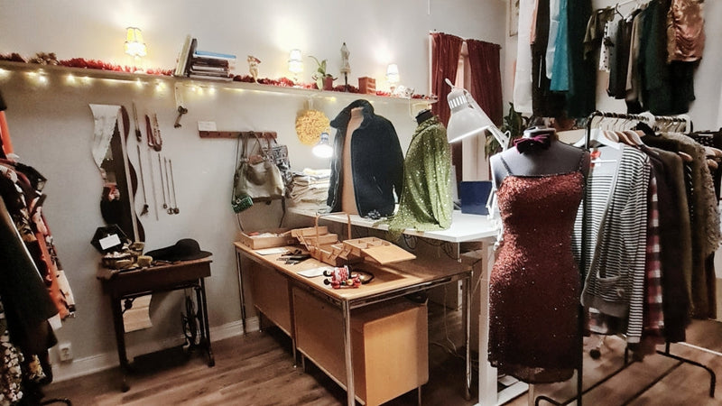 Rydbergs Ateljé på Lilla Essingen secondhandbutik
