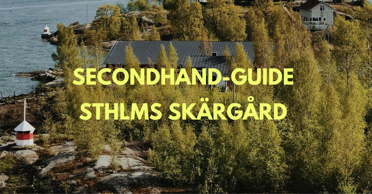 Secondhandguide Stockholm Archipelago