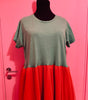 Green & Orange dress M-XL - 2