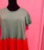 Green & Orange dress M-XL - 3