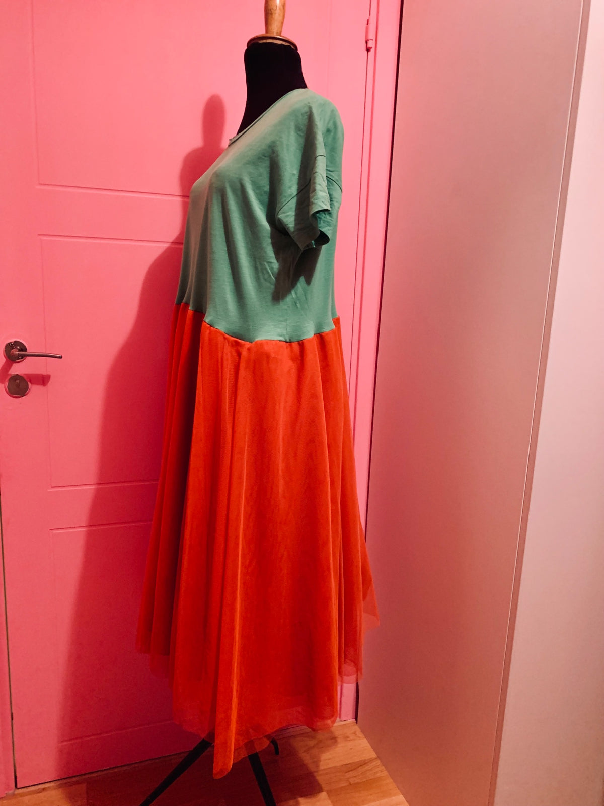 Green & Orange dress M-XL - 5