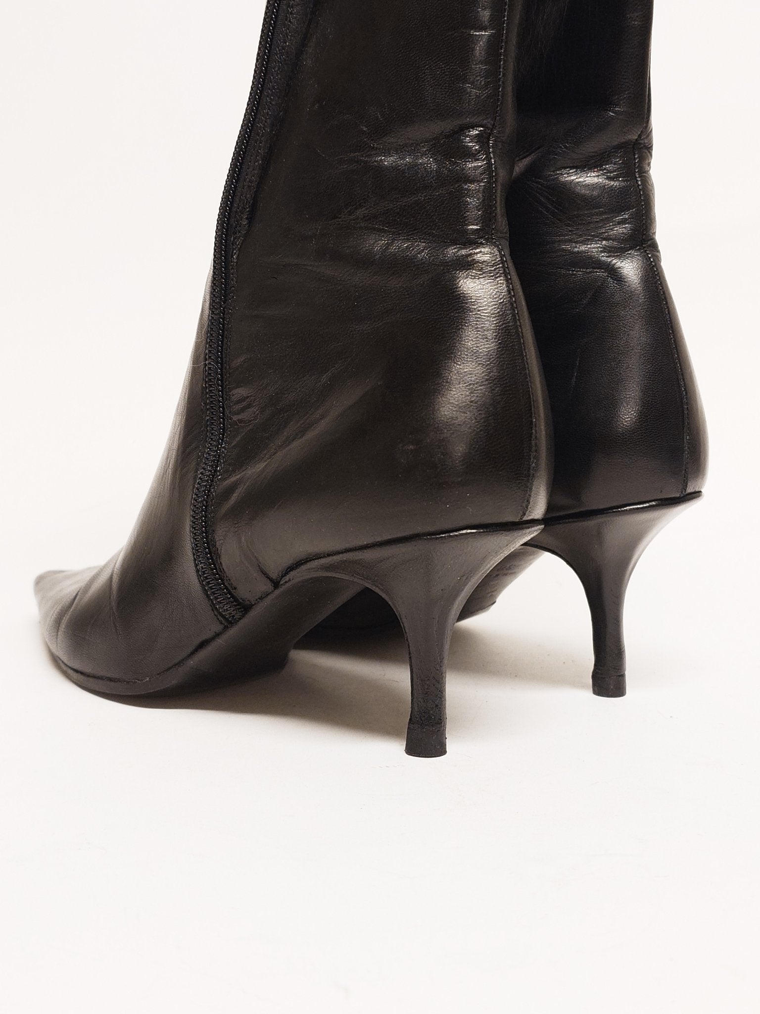 JIMMY CHOO Black Zip Boot EU 38 – Vinty Market