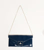 VIVIENNE WESTWOOD Royal Blue Patent Leather Clutch - 1