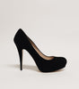 MIU MIU Black Suede Platform Pump Size 41 - 1