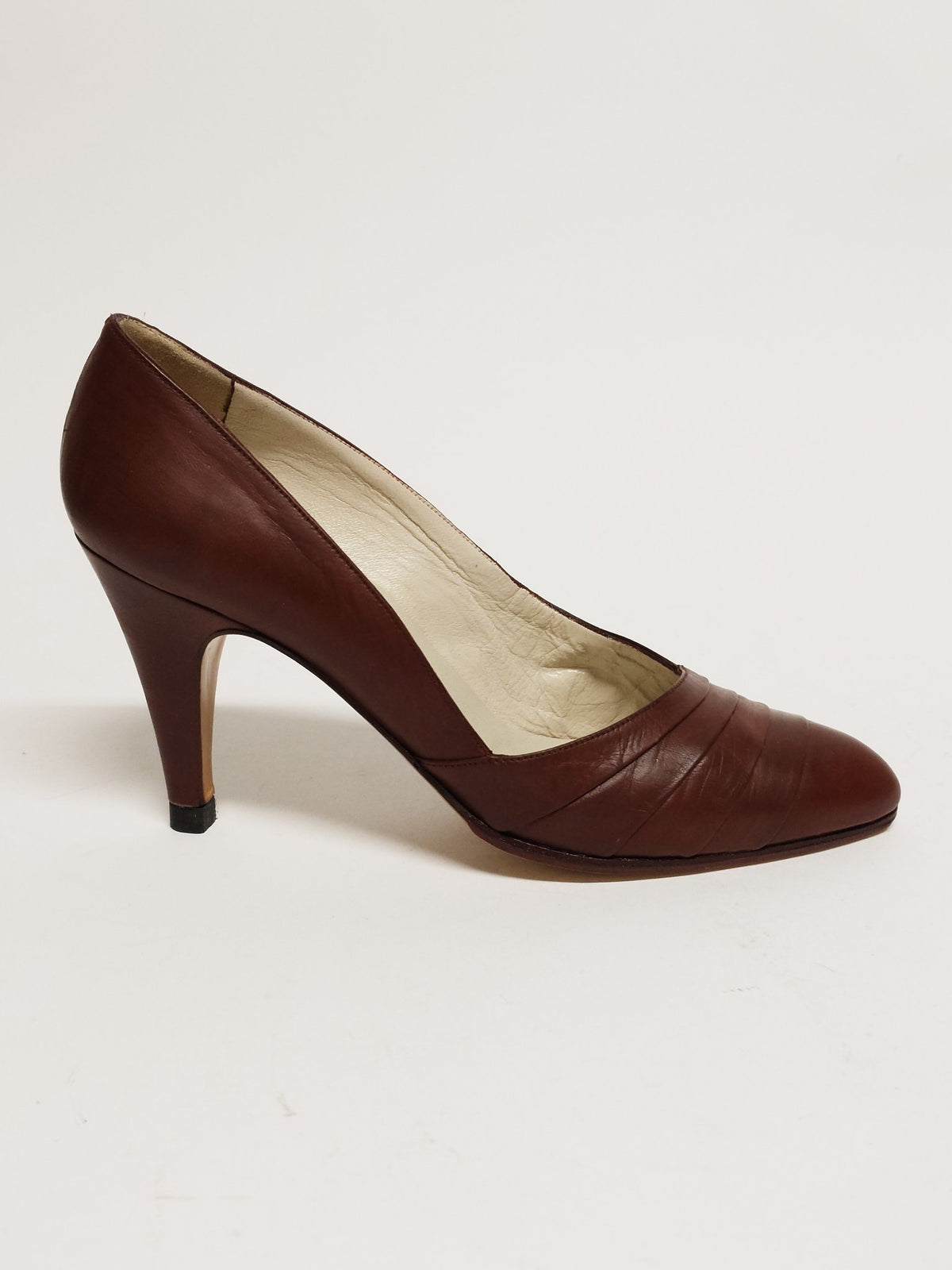 G'OLD ATELIER Vintage Burgundy Pump Size 35,5 - 1