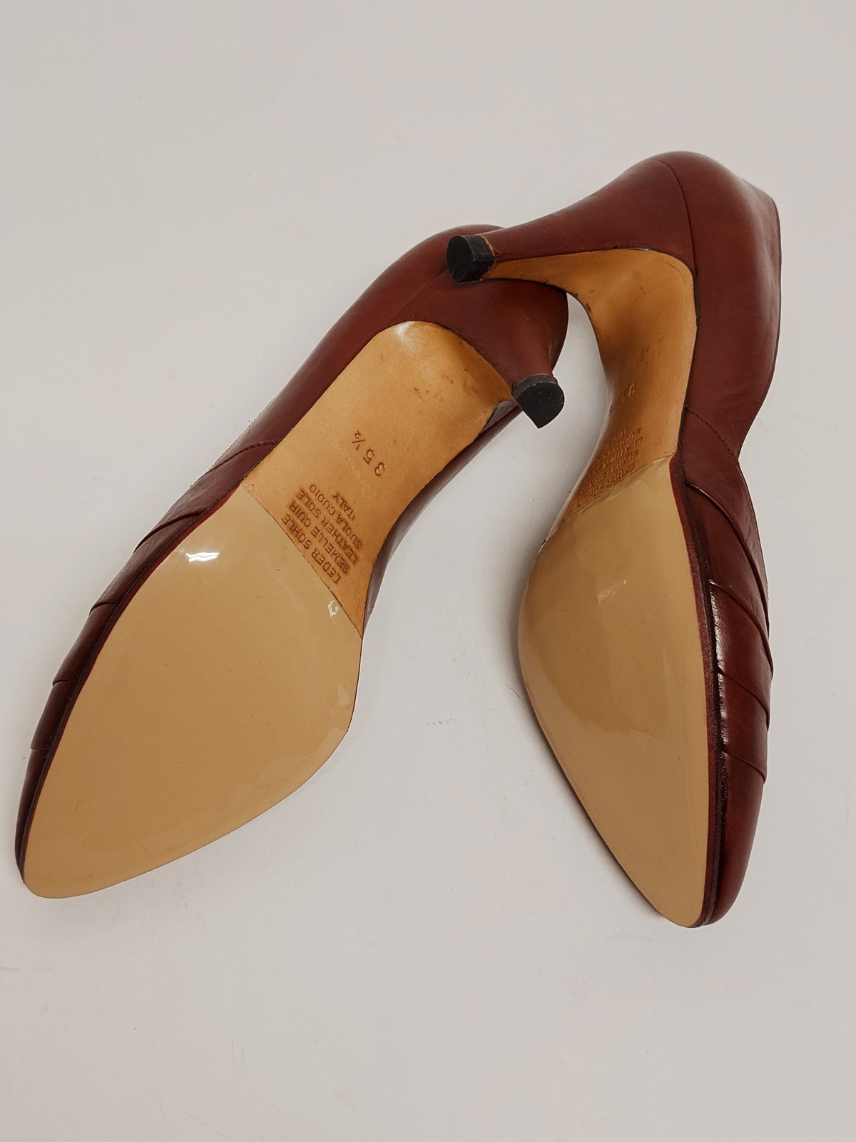 G'OLD ATELIER Vintage Burgundy Pump Size 35,5 - 5