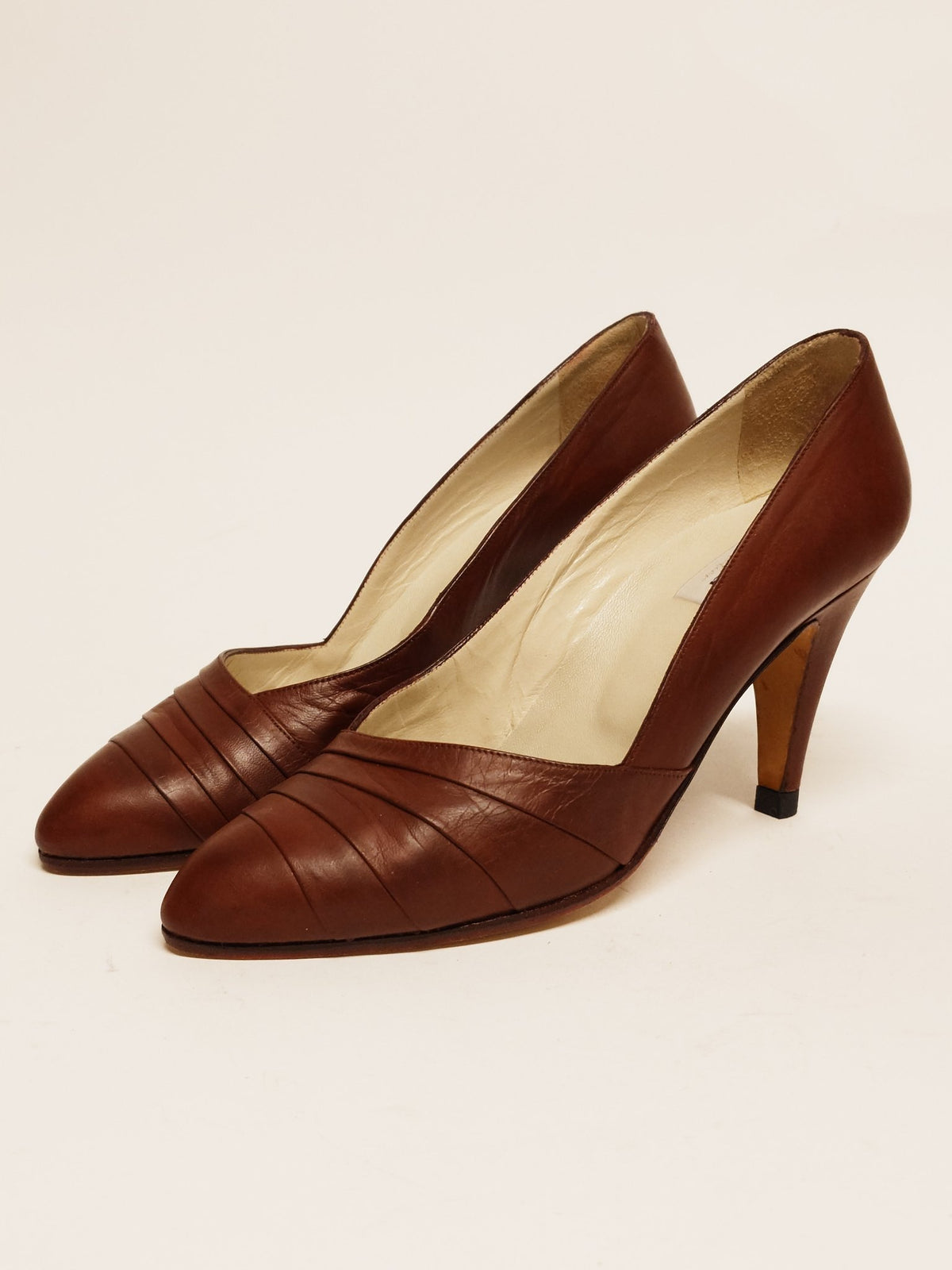 G'OLD ATELIER Vintage Burgundy Pump Size 35,5 - 2