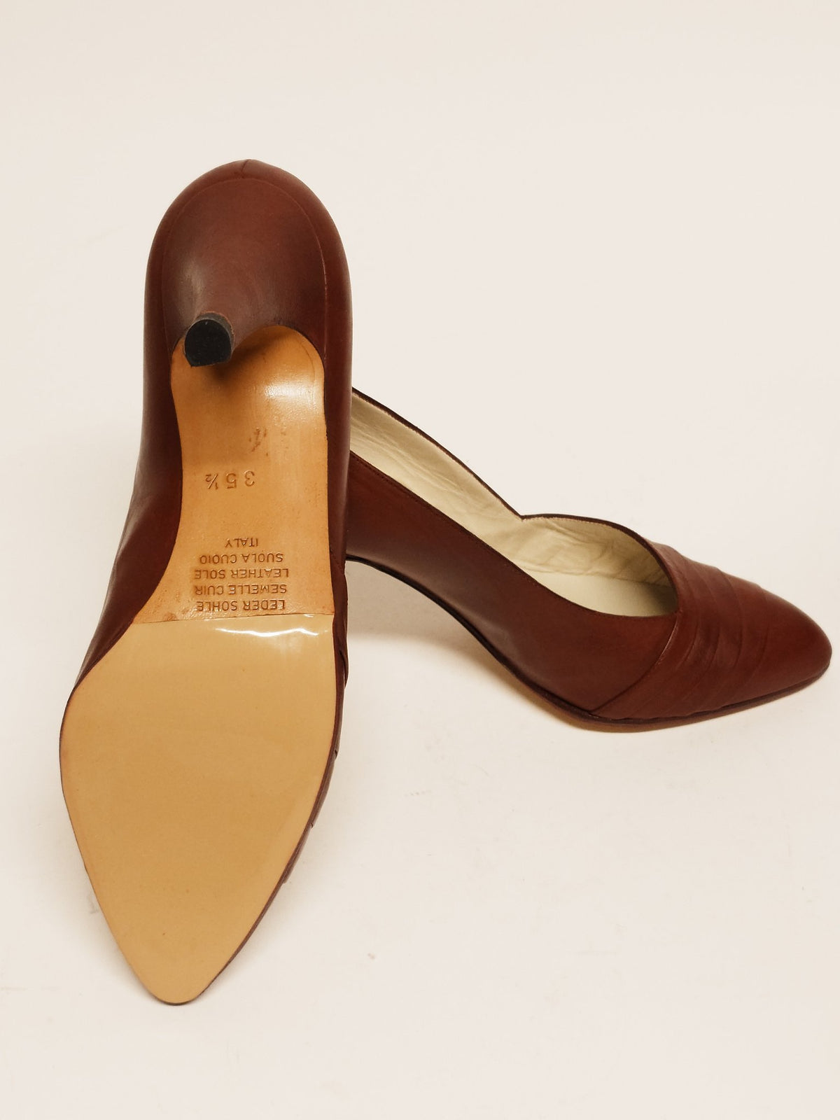 G'OLD ATELIER Vintage Burgundy Pump Size 35,5 - 6