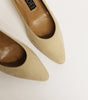 CASADEI Sand Suede Pump Size 38.5 - 6