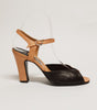 G'OLD ATELIER Vintage Bicolour Twist Sandal Size 37 - 1