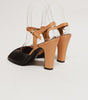 G'OLD ATELIER Vintage Bicolour Twist Sandal Size 37 - 7