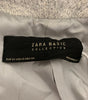 Kavaj, ljusgrå, fodrad. Från Zara Basic Collection. Storlek XS - 4