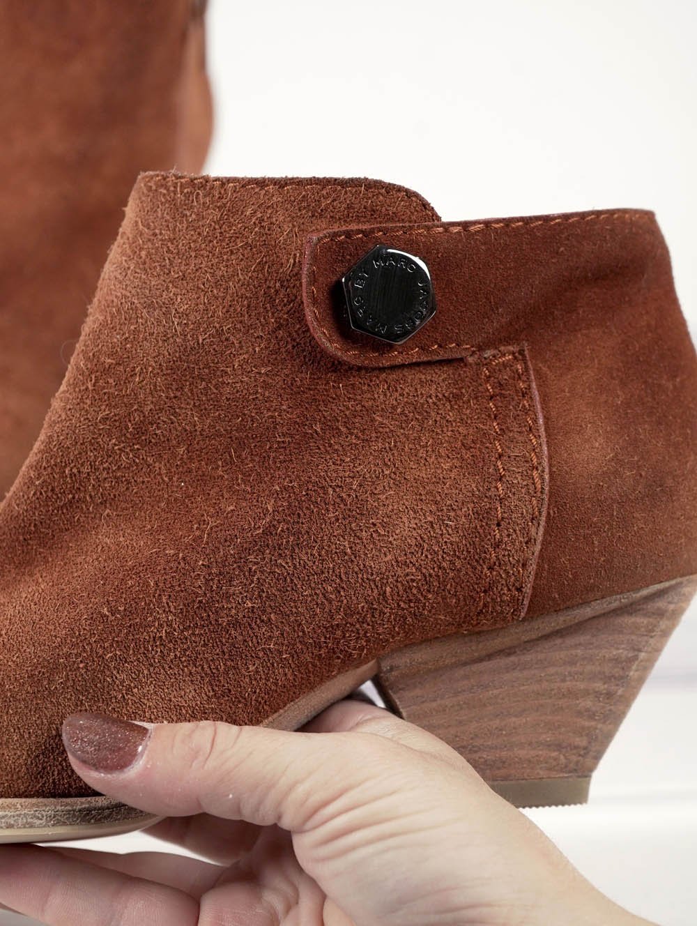 MARC BY MARC JACOBS Cognac Suede Ankle Boots EU 37