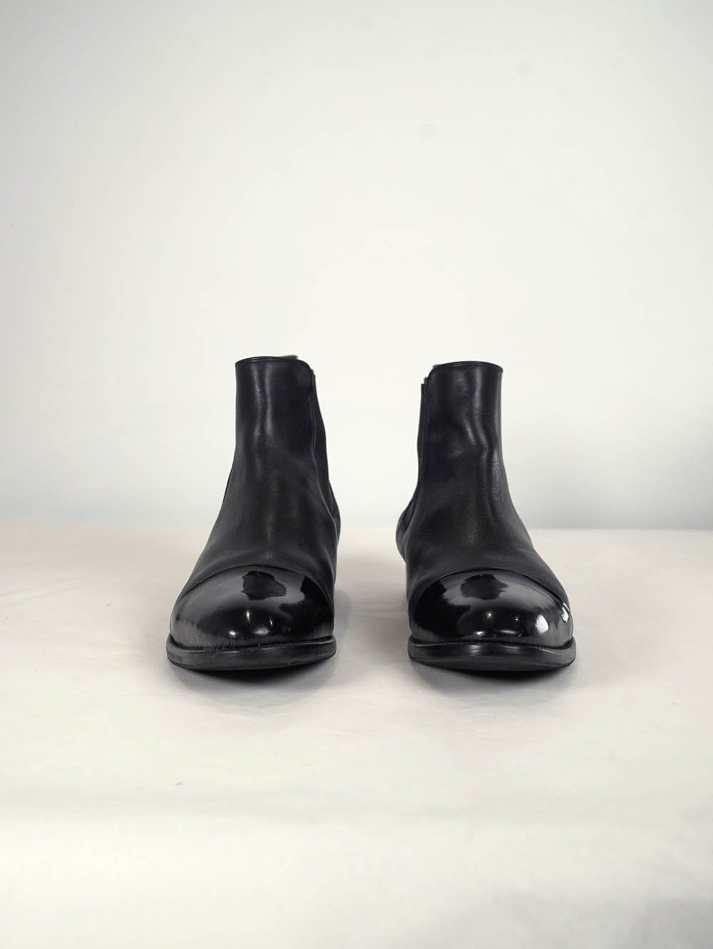 Black Leather Ankle Boots EU 41