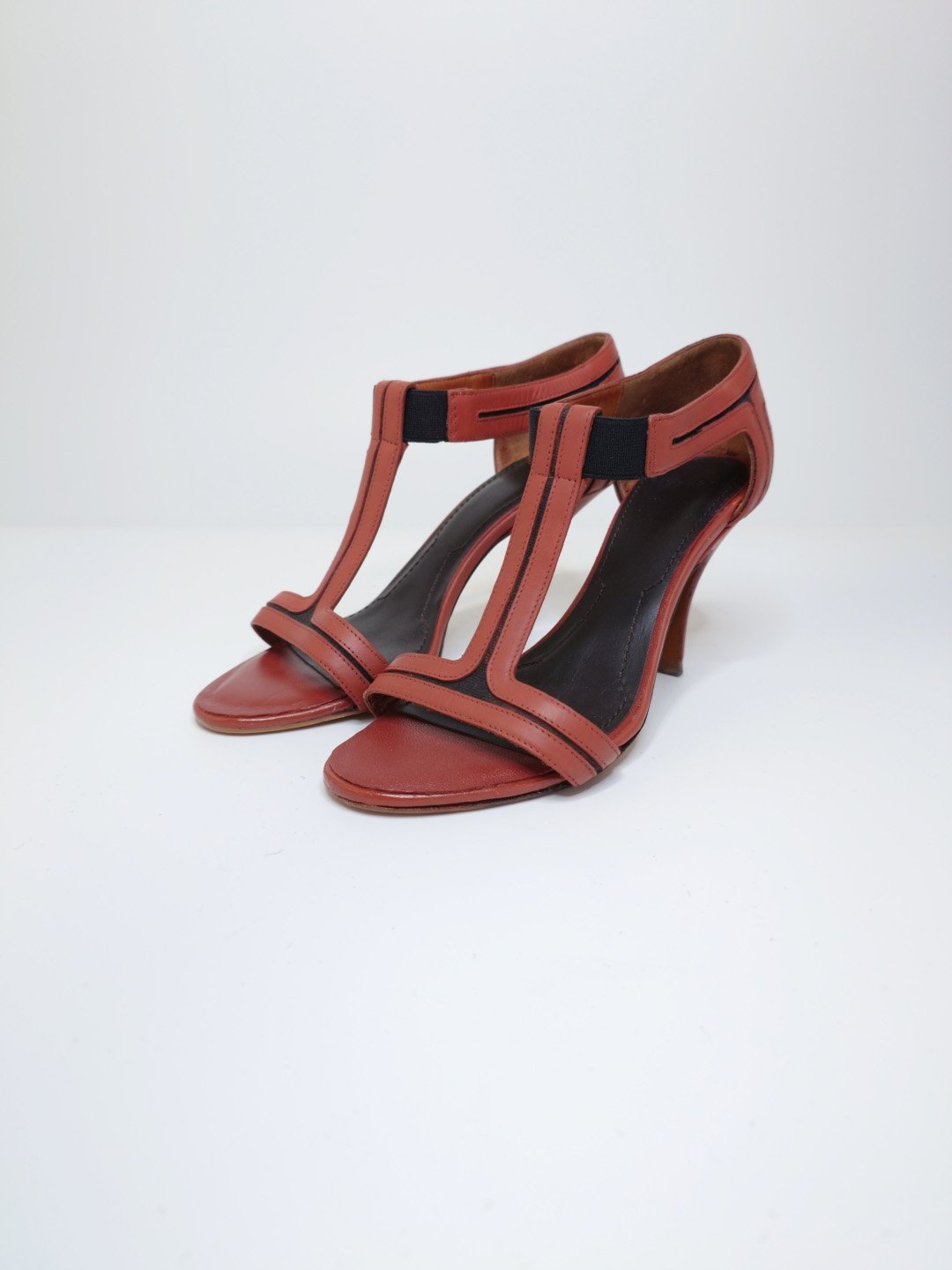 GIVENCHY Brick Red Sandal EU 37