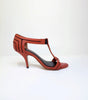 GIVENCHY Brick Red Sandal EU 37