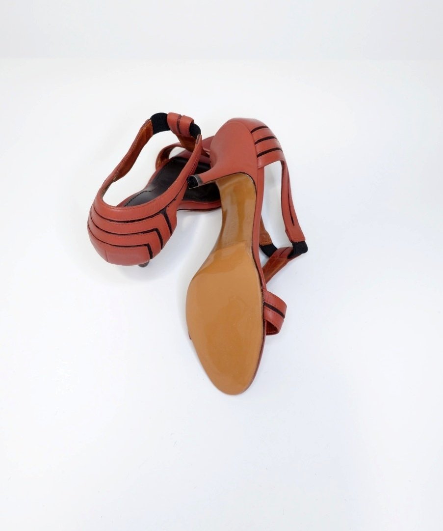 GIVENCHY Brick Red Sandal EU 37