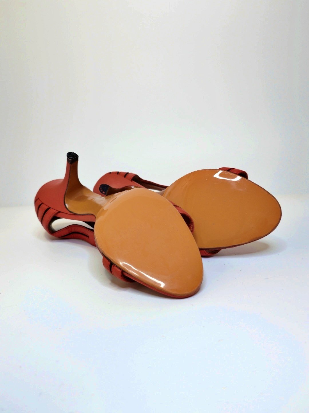 GIVENCHY Brick Red Sandal EU 37