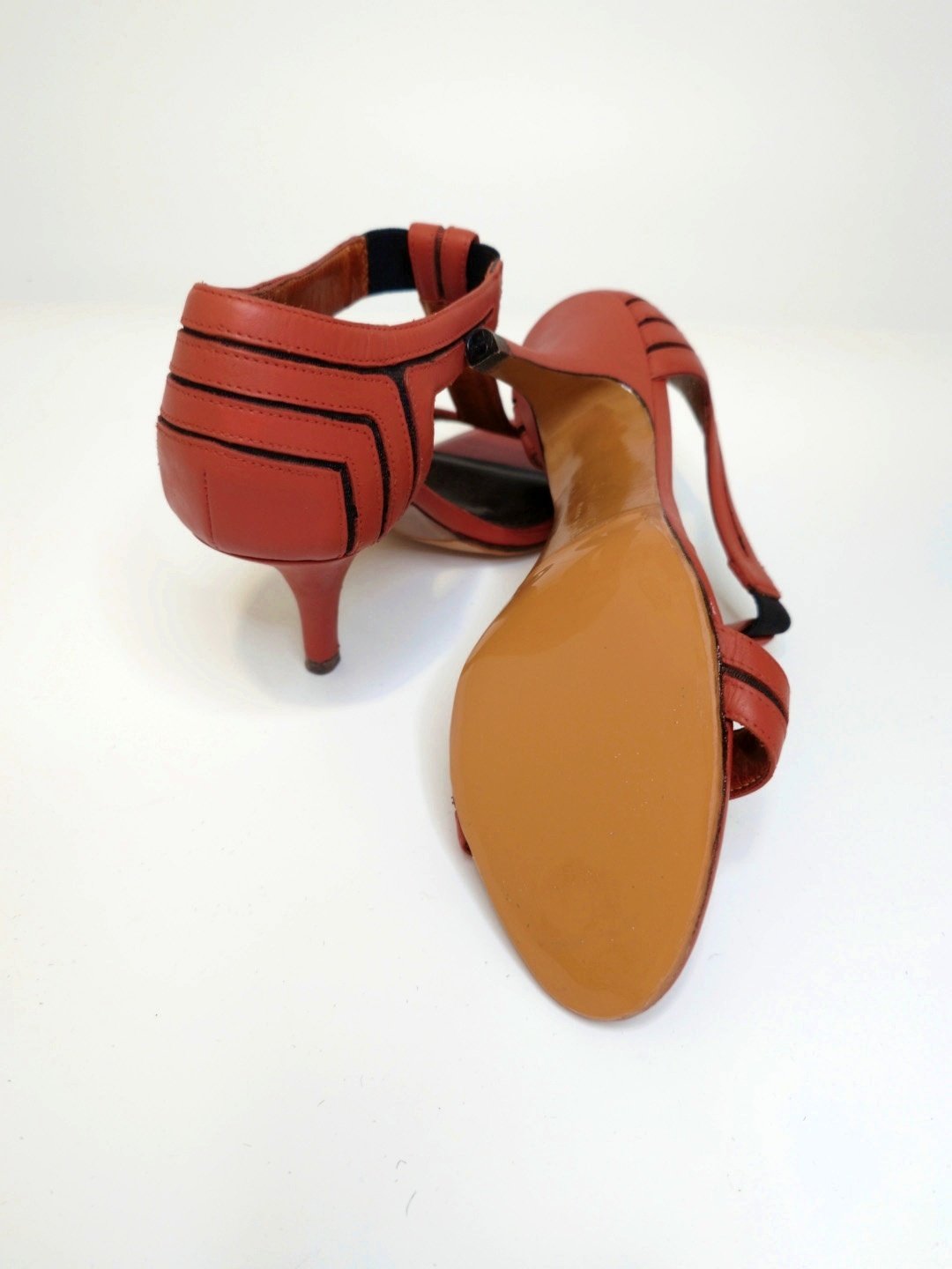 GIVENCHY Brick Red Sandal EU 37