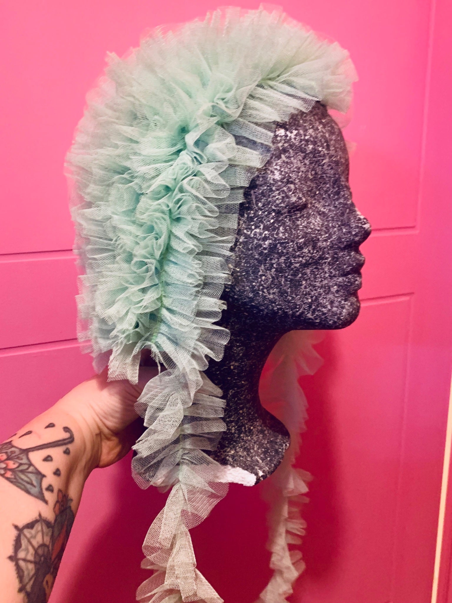 Mari Tulle Hat