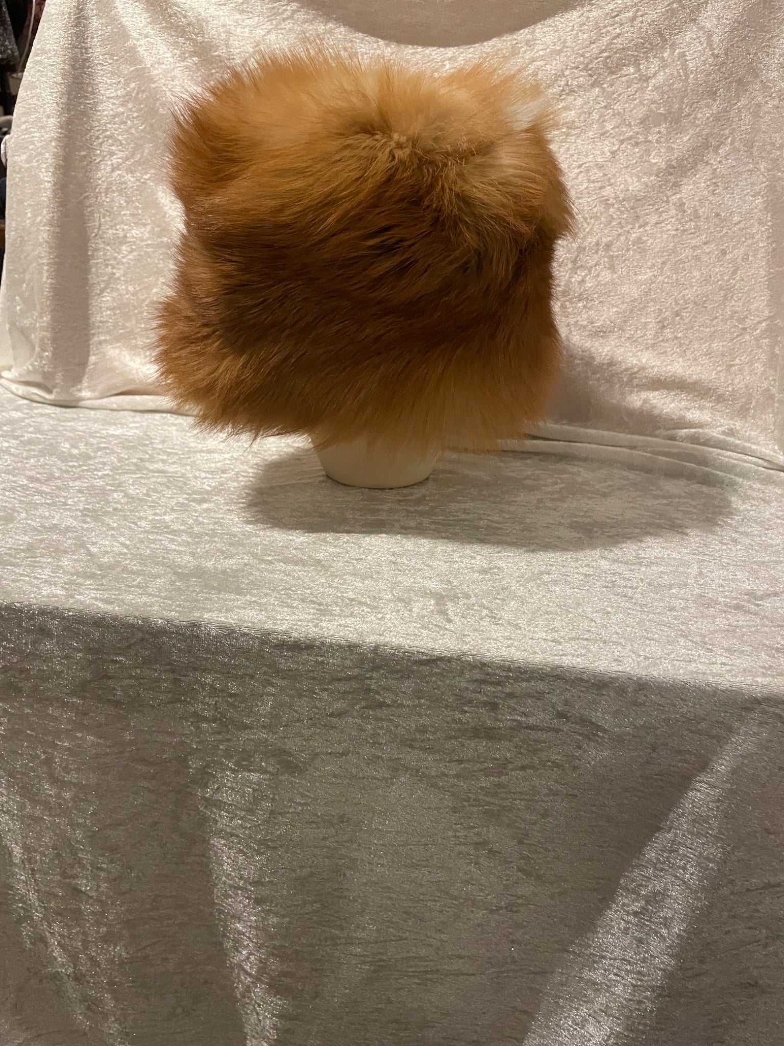 Pälsmössa Rödräv stl S